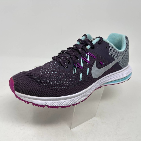 Nike Zoom Winflo 2 Womens 9 Gray Teal Sneakers S1134-472